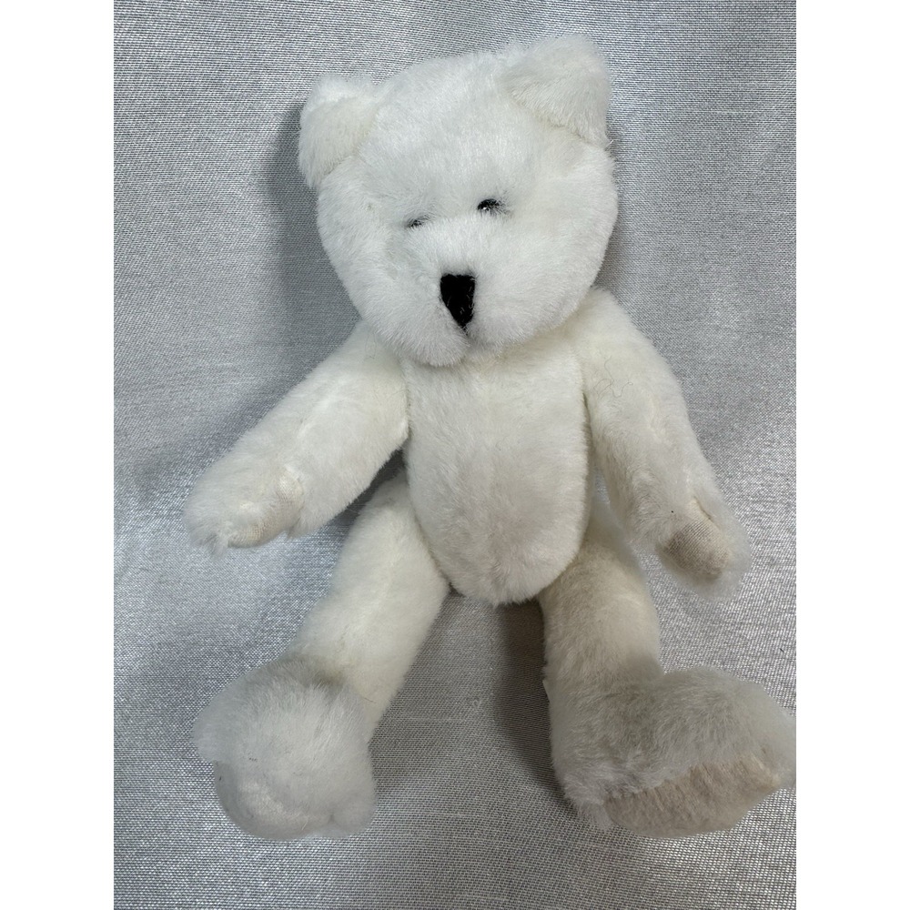 Oriental trading company, white plush teddy bear 11 Inches Movable‎ Joints